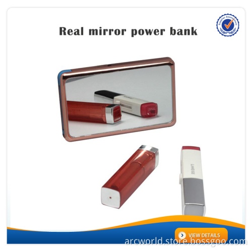 AWC944 New design universal power bank charger mirror power bank 5000 mah